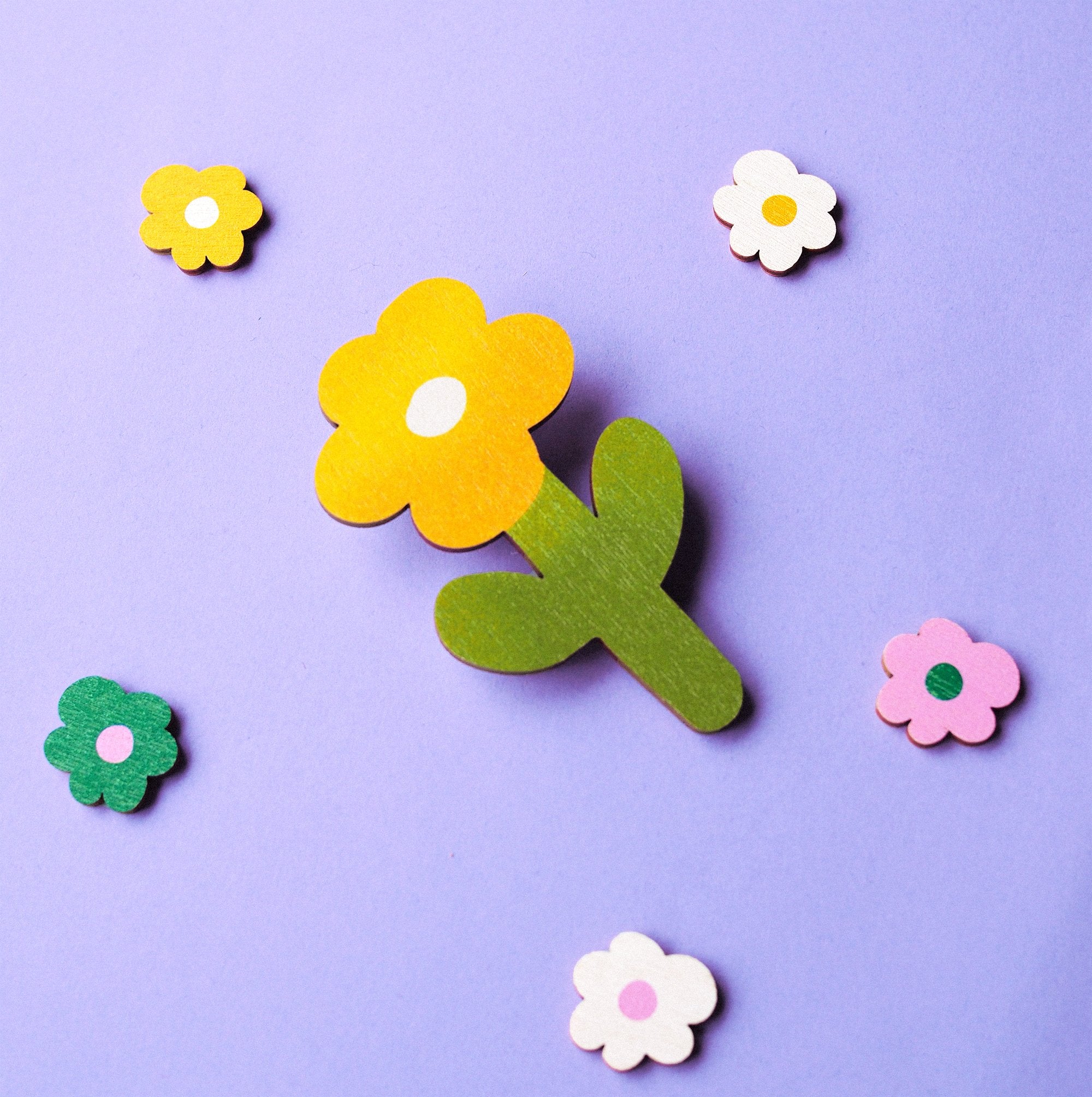 Keltakukka - Hiusklipsi