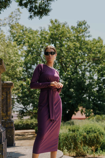 Zoey Dress - Burgundy