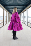 Lush Dress - Purple Silk