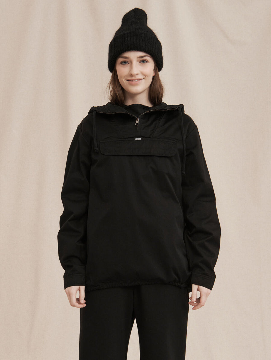 Musta R-Collection anorakki