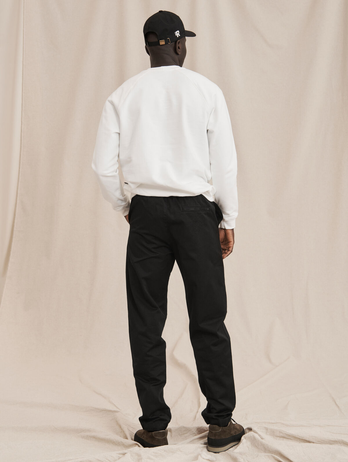 Suorat Anorakkihousut - Musta