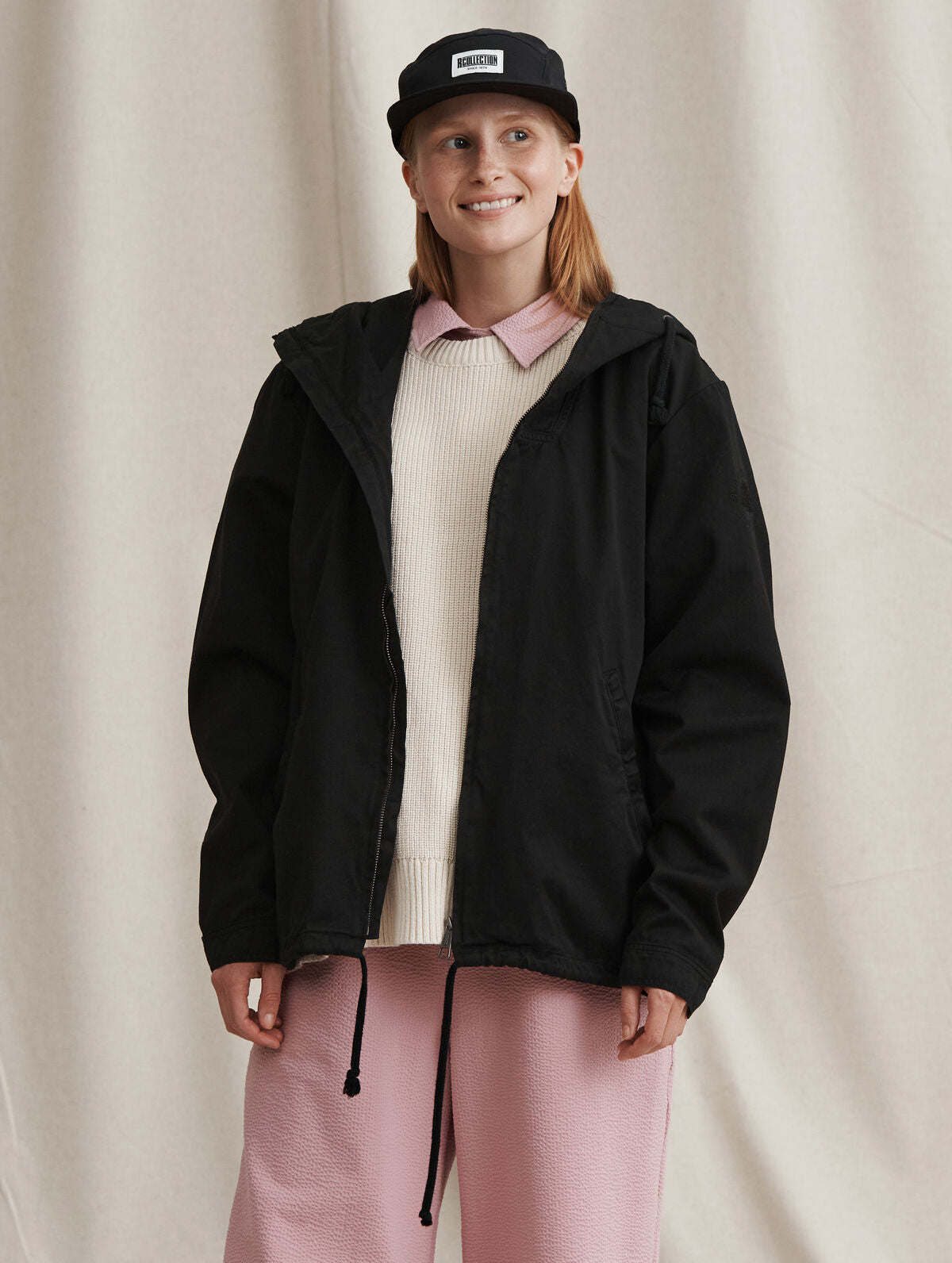 Vetoketjuanorakki Musta