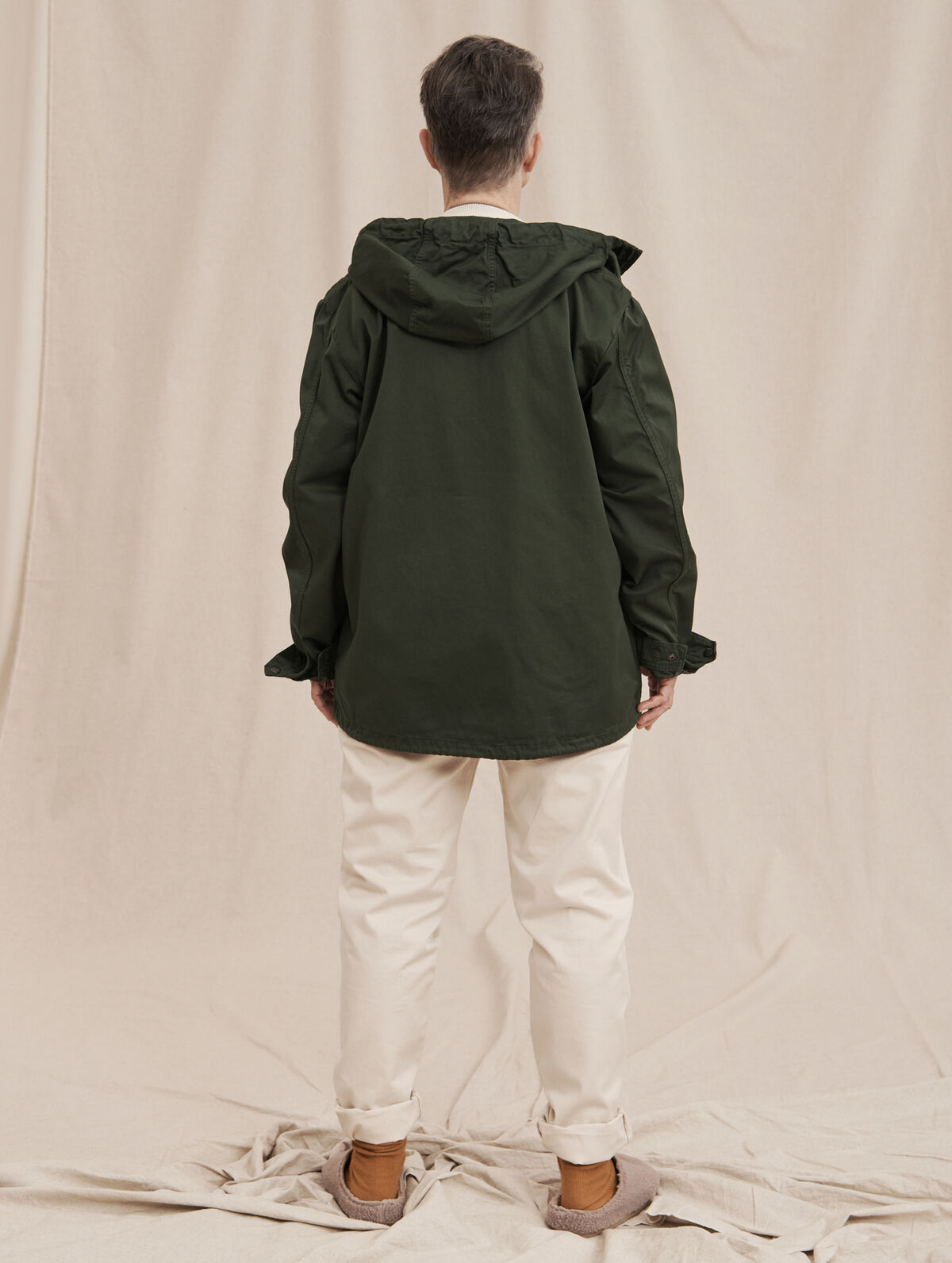 Vetoketjuanorakki Metsänvihreä