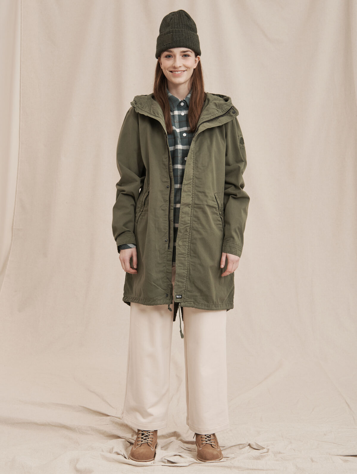 Pitkä Anorakki Sammal