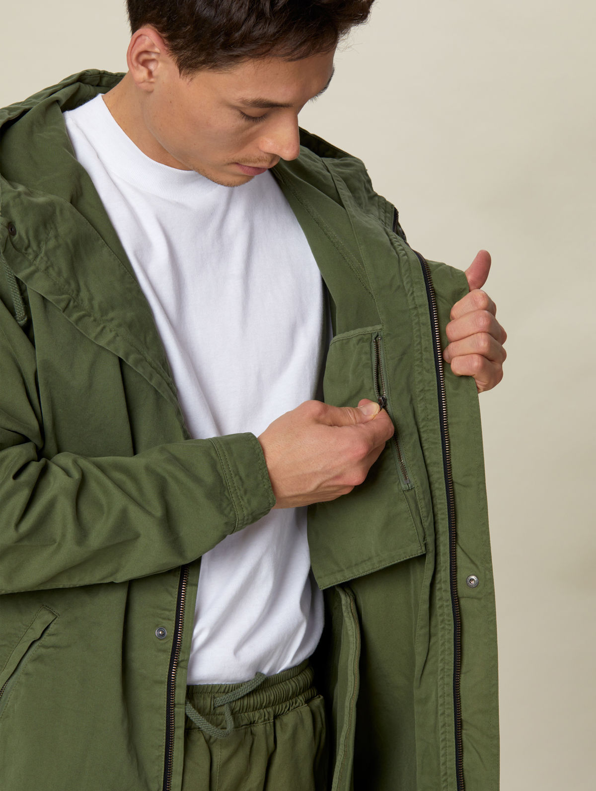 Pitkä Anorakki Sammal