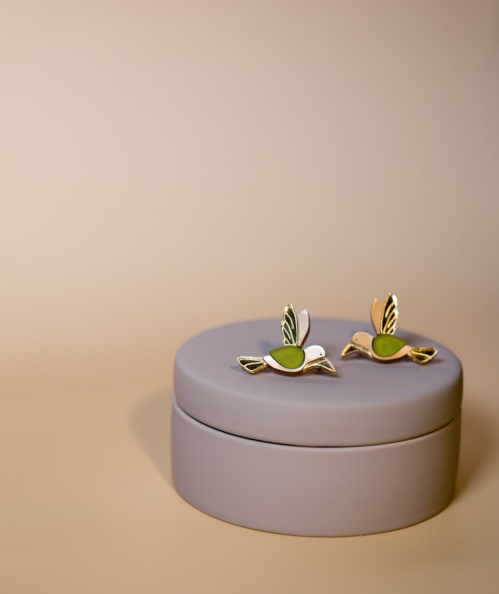 Kolibri - nappikorvakorut