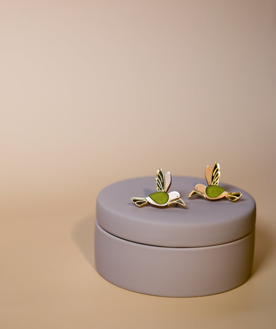 Kolibri - nappikorvakorut