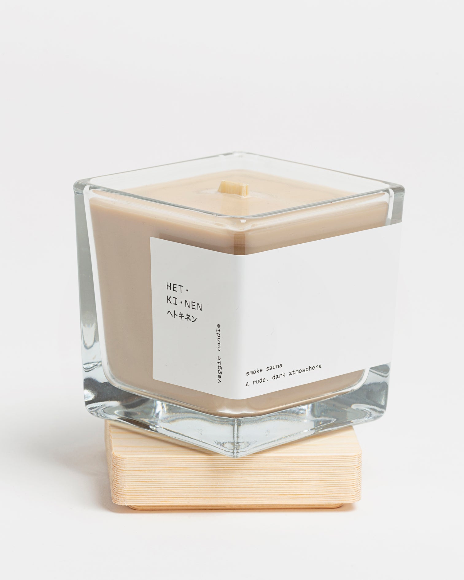 Veggie candle smoke sauna square