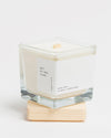 Veggie candle spruce resin square