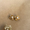 Hortensia korvakorut beige - Butoni Design