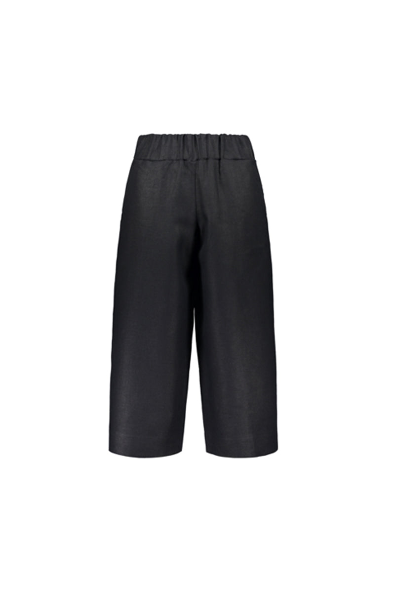 Linja Culottes - Musta Tencel XS