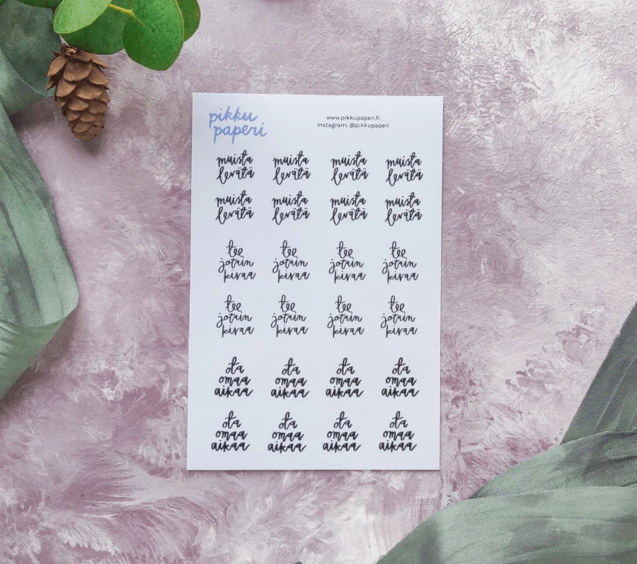 Pikku Paperi Tarra-arkit