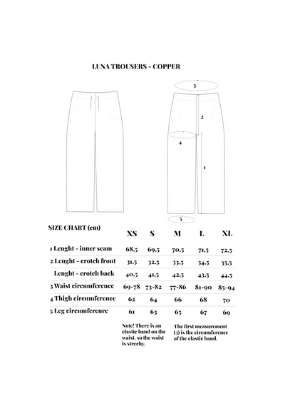 Luna Trousers - Copper