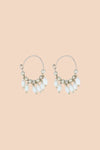 Athena Earrings - White