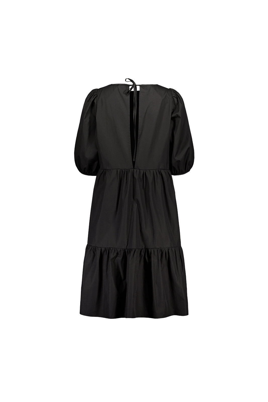Tiered Mini Dress - Black