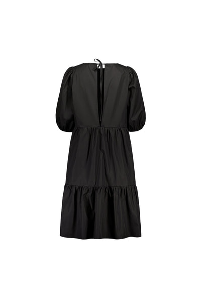 Tiered Mini Dress - Black