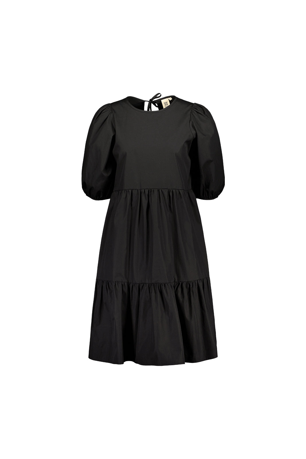 Tiered Mini Dress - Black