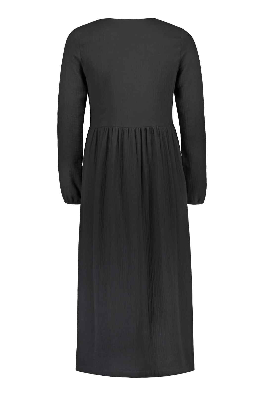 Button Dress - Black