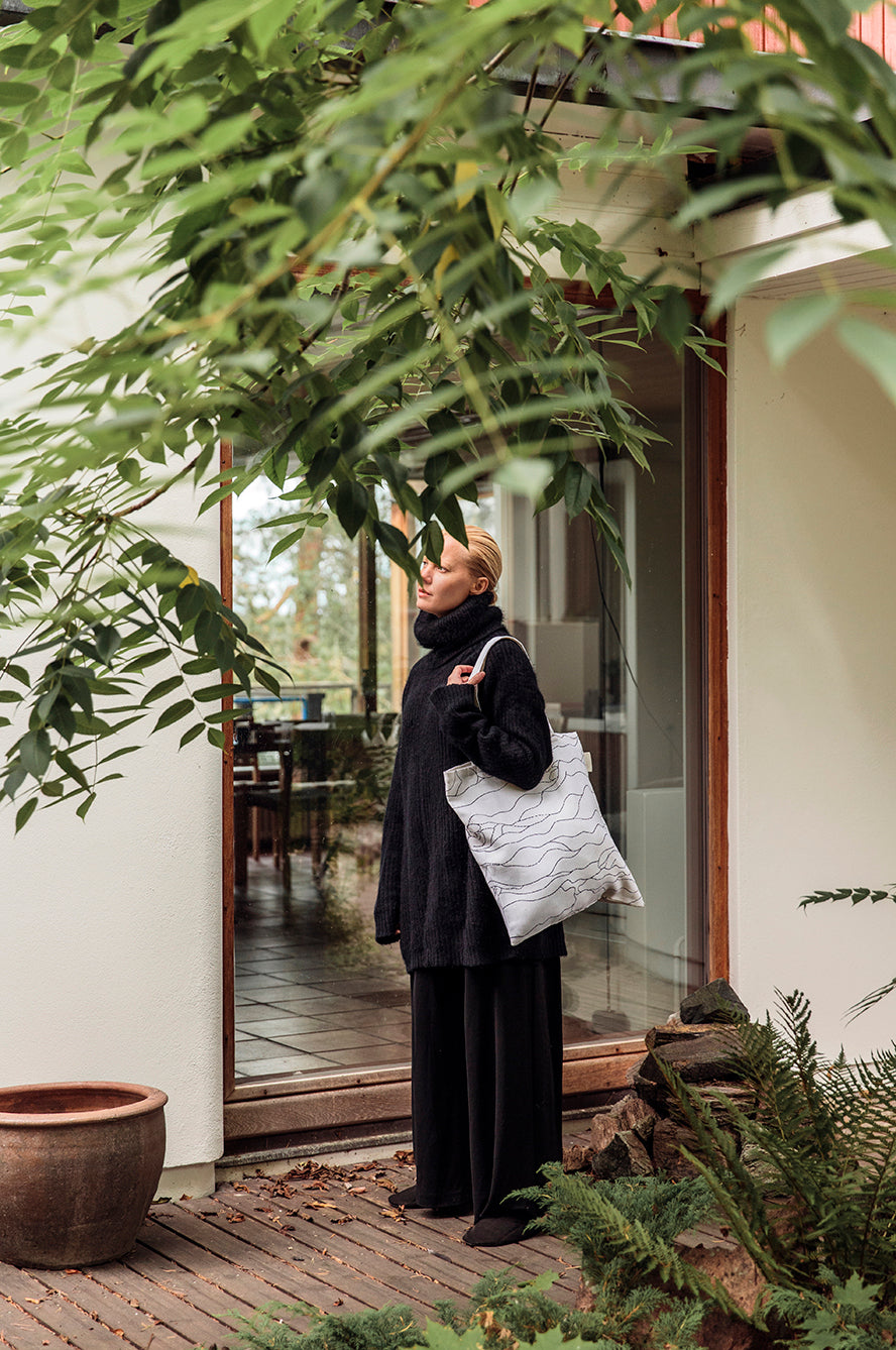 Rakkauden Meri Kangaskassi - Beige