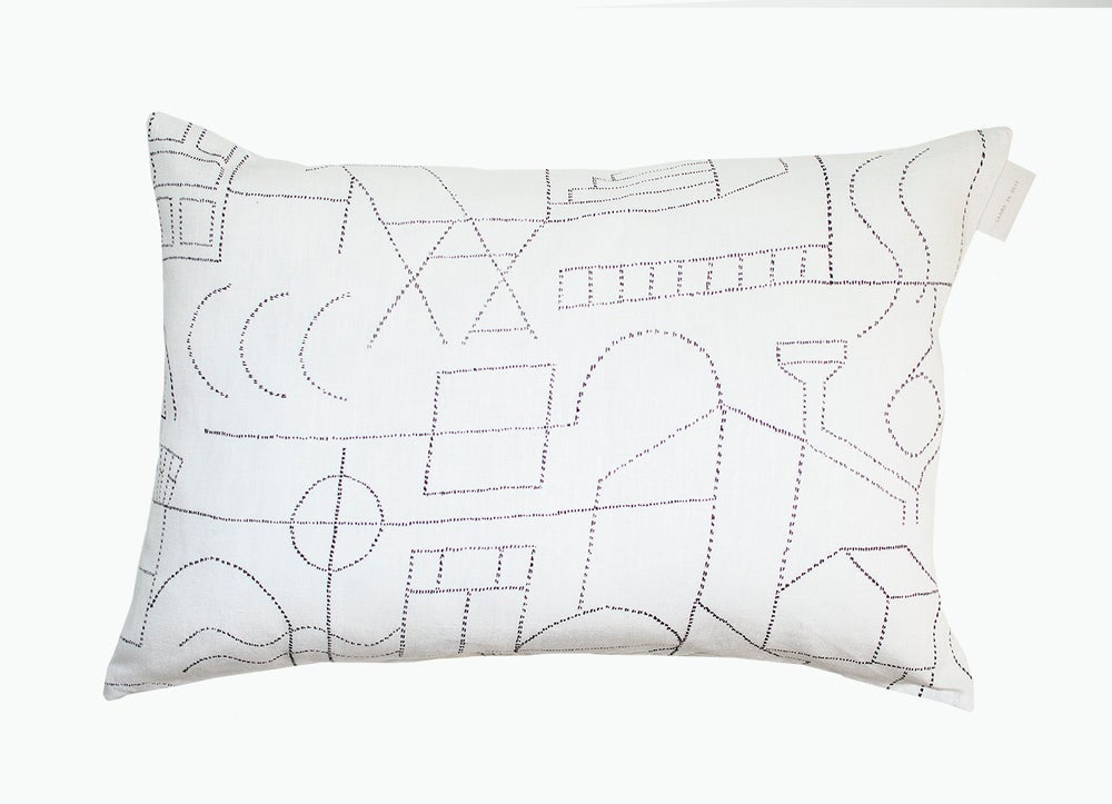 Unien talo Tyynynpäällinen - Valkoinen 40x60cm