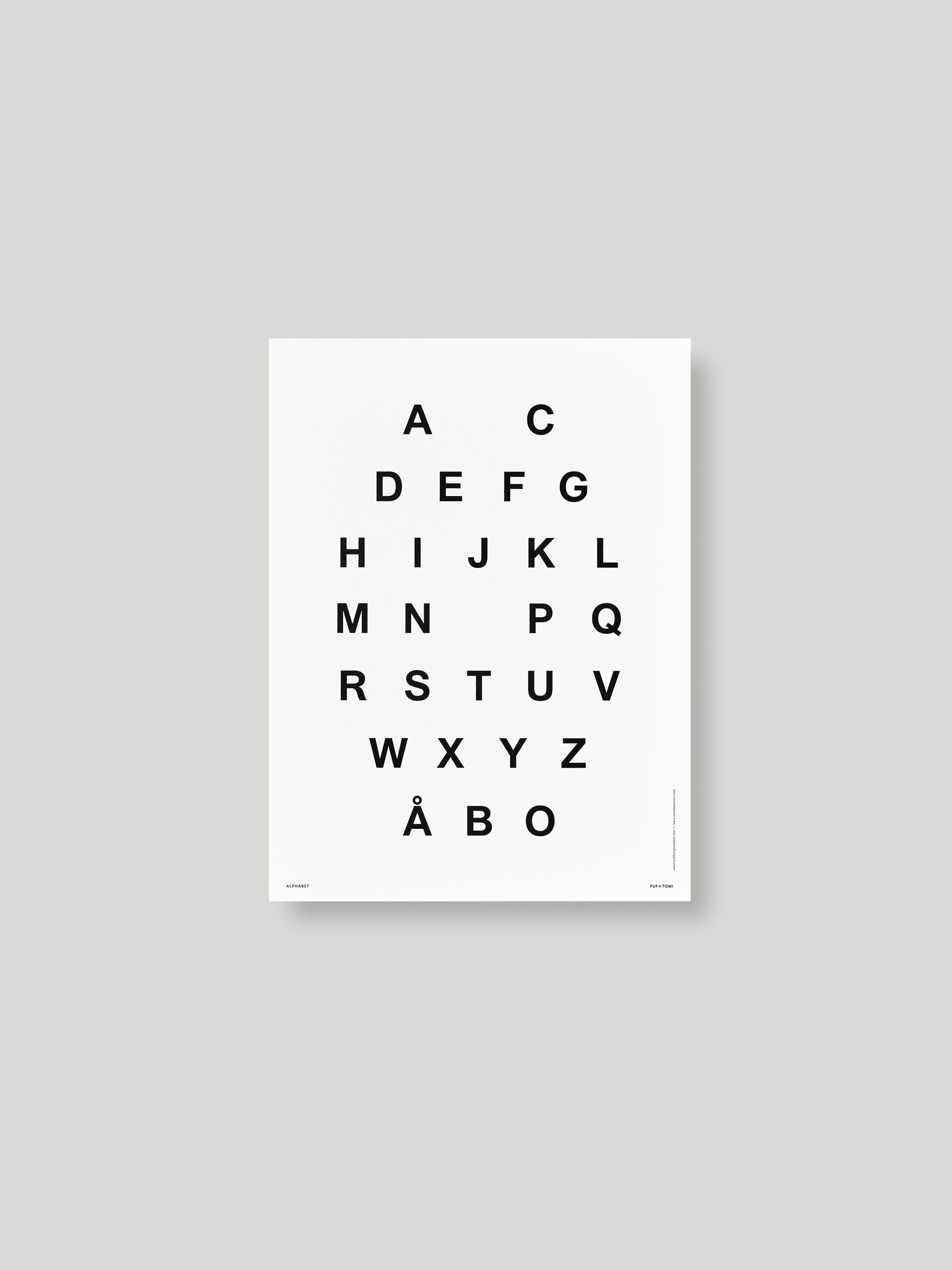 ALPHABET JULISTE - WHITE