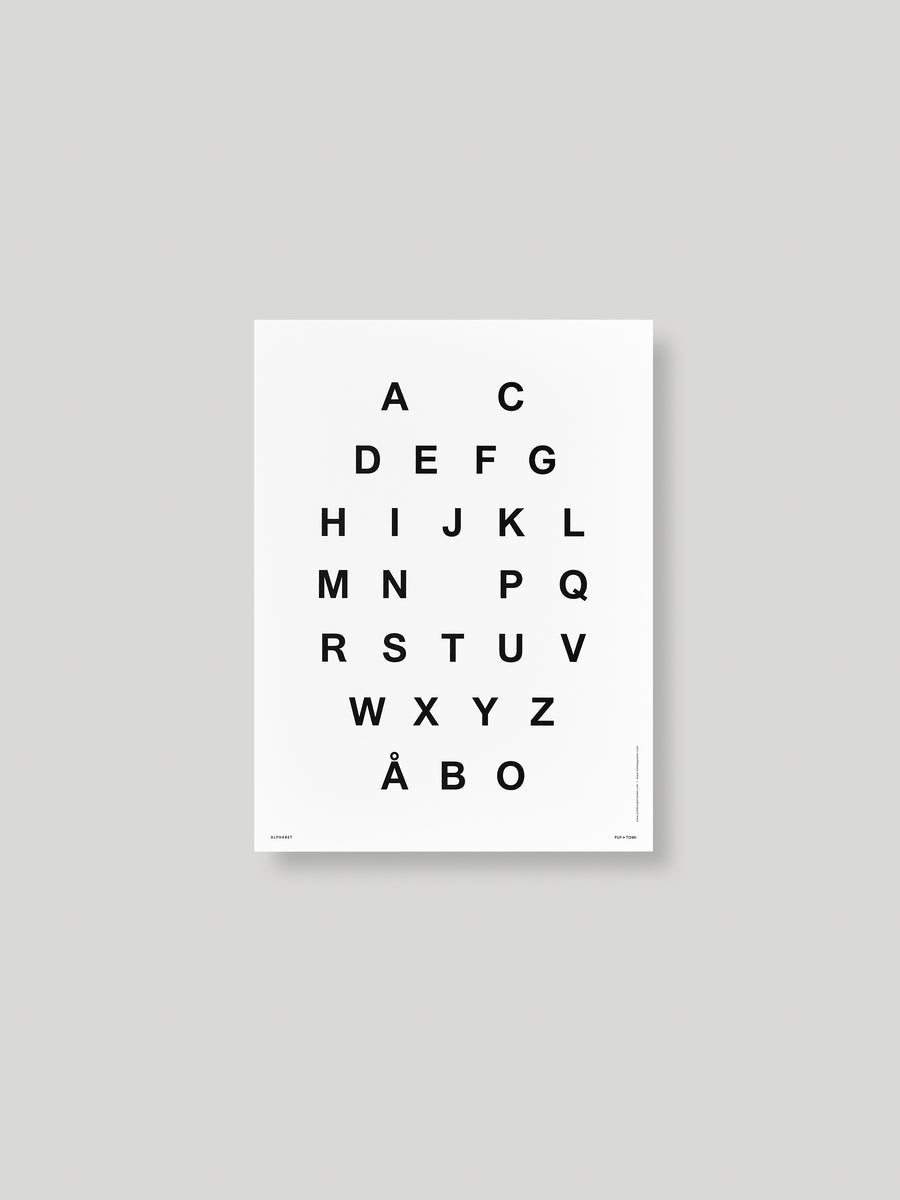 ALPHABET JULISTE - WHITE
