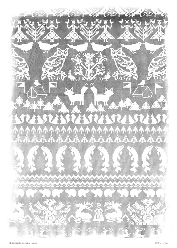 Yö Metsässä - juliste