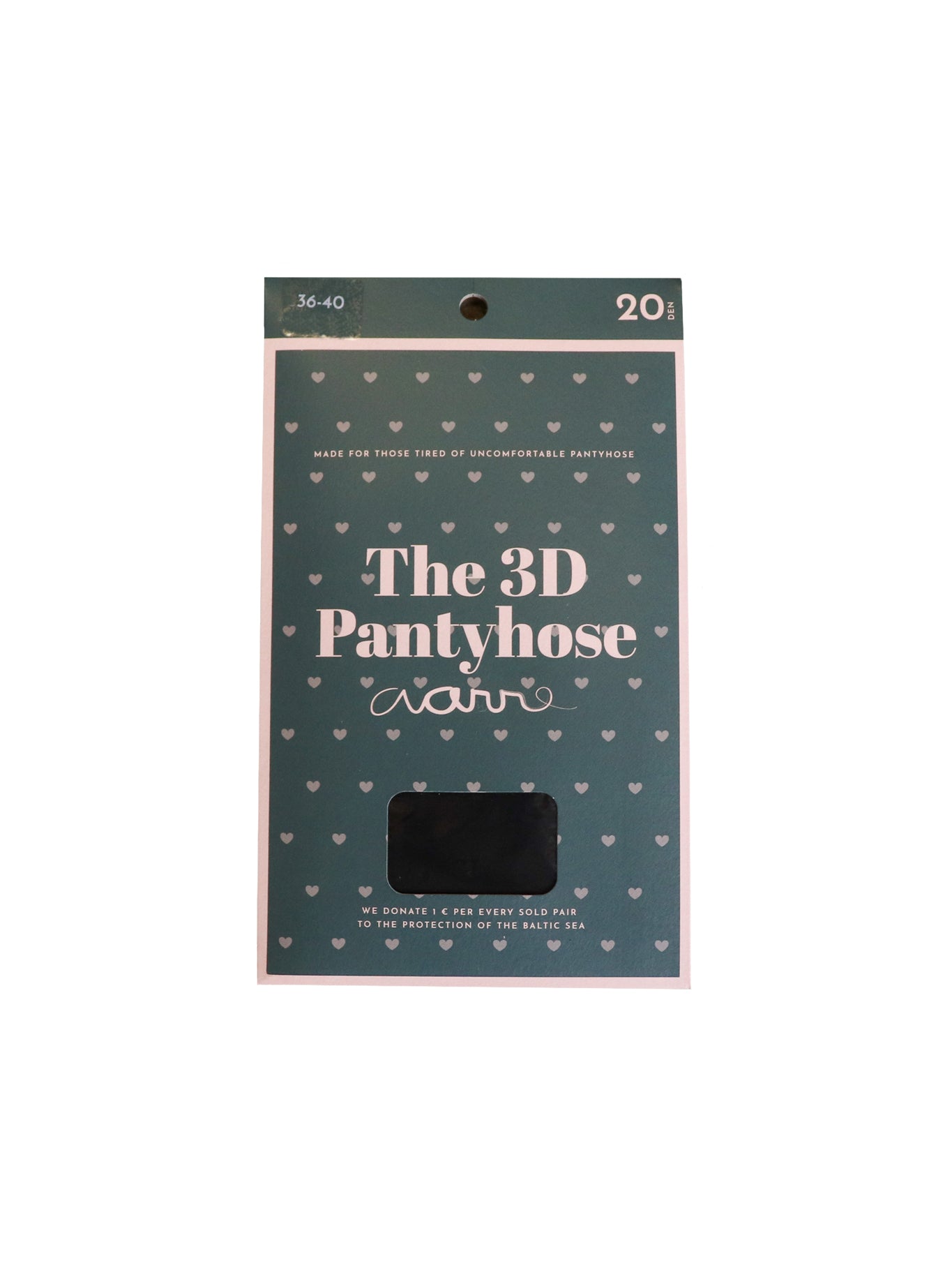 The 3D Pantyhose 20den - Hearts (1 pack)