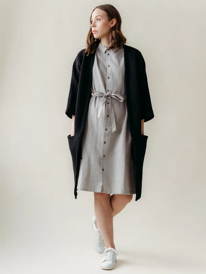 Bubble Oversize Takki - Musta