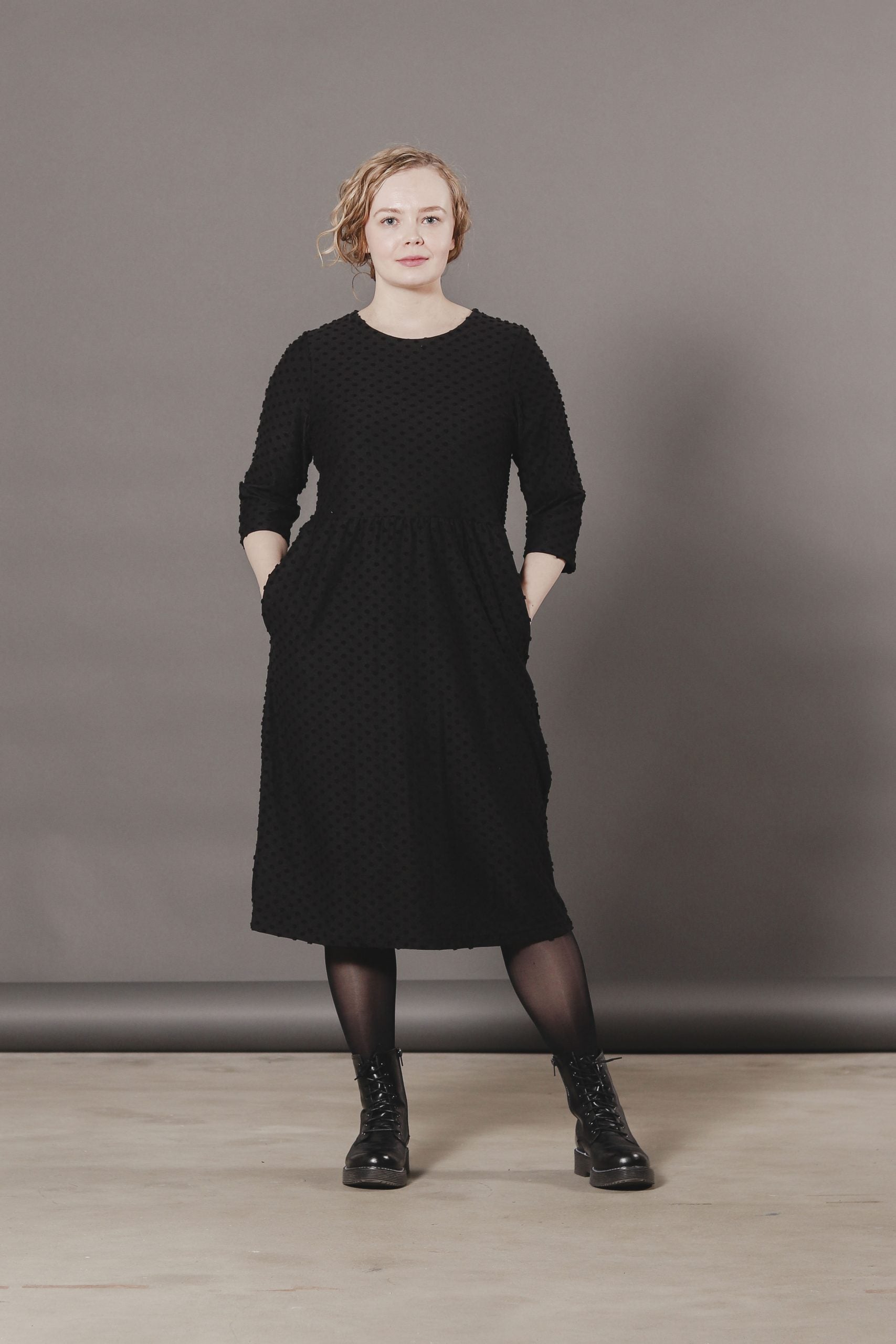 Marisa Dress - Black Dot