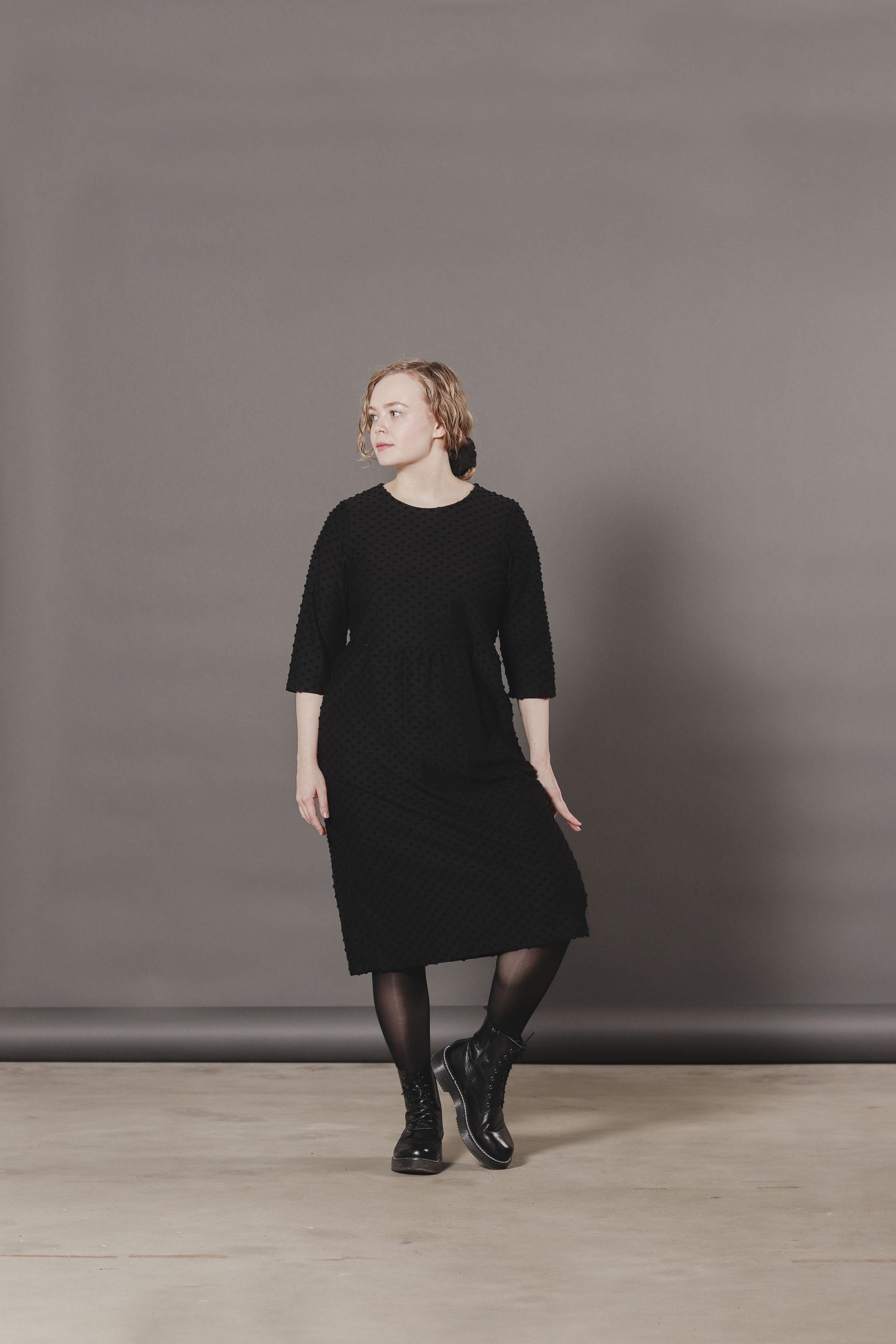 Marisa Dress - Black Dot