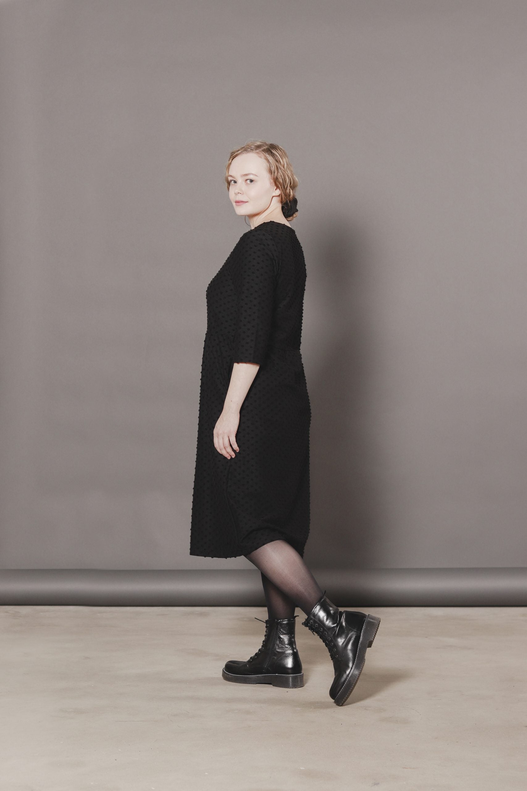 Marisa Dress - Black Dot