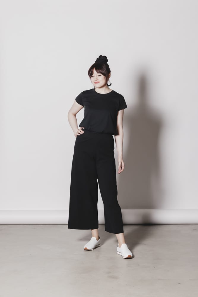 Aarre Alex Culottes housut musta