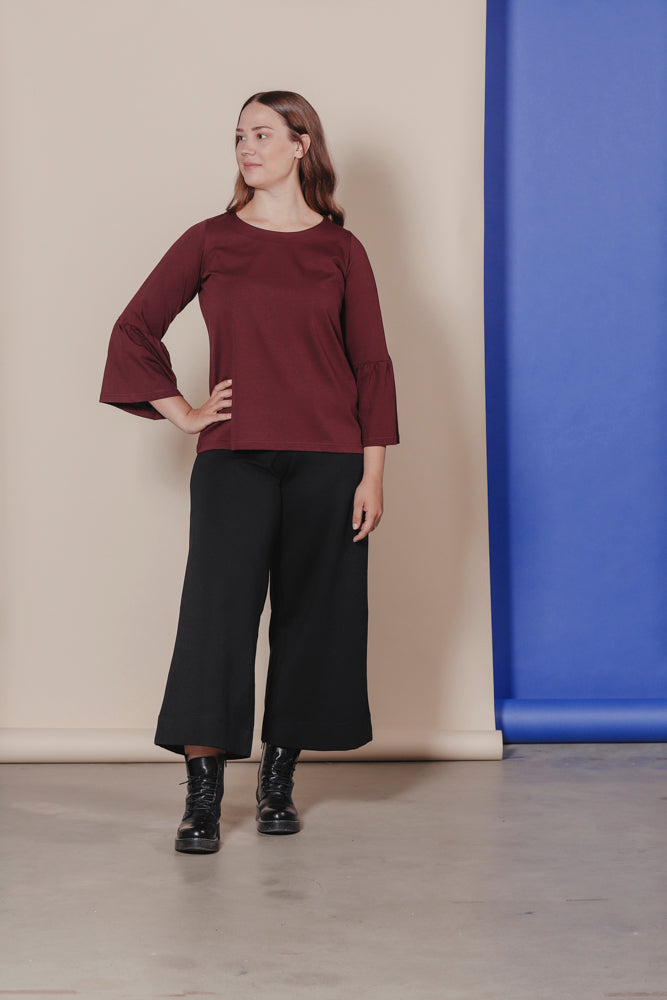 Aarre Alex Culottes housut musta