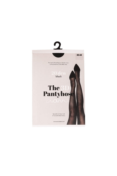 Women's 3D Pantyhose 20den - Black (1 pack)