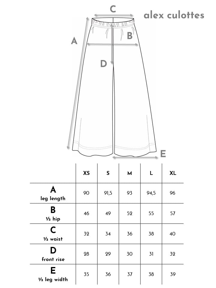 Alex Culottes - Black