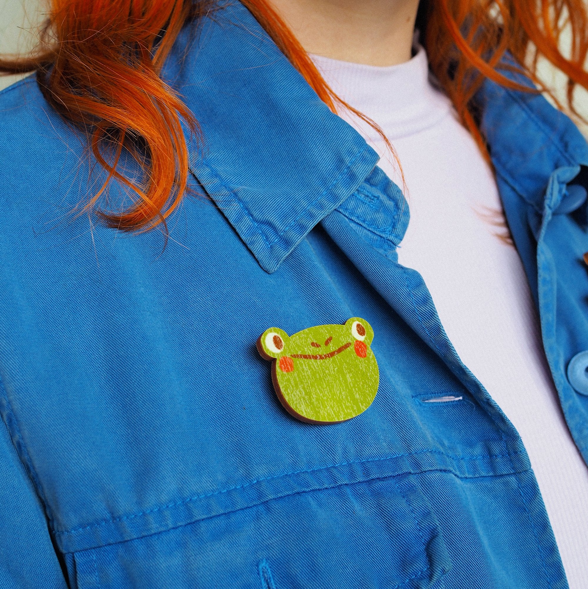 Sammakko naama - pinssi