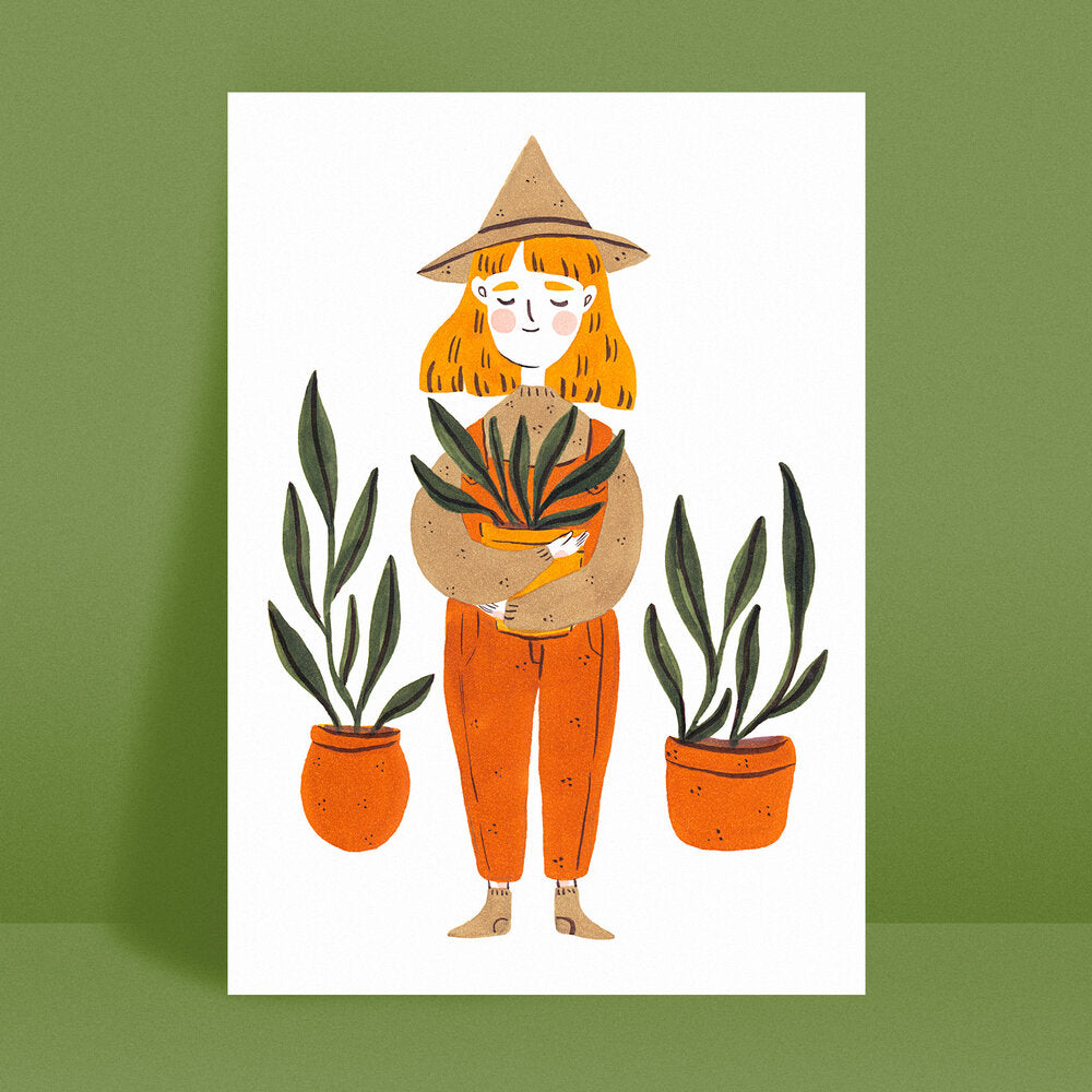 Mia Minerva - Postikortti