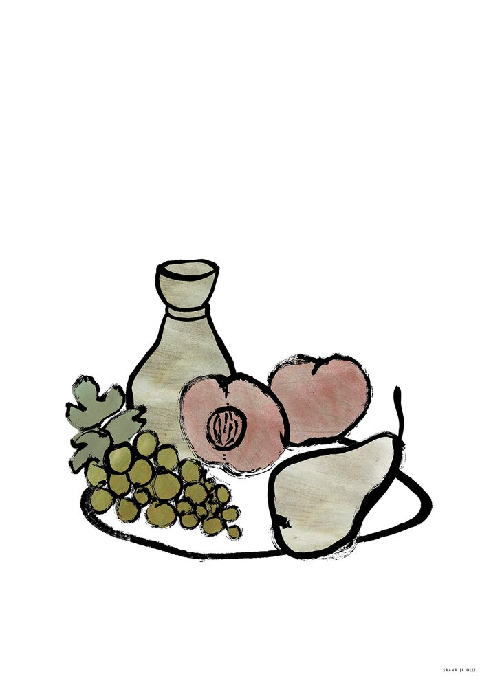 Hedelmäpeli - juliste