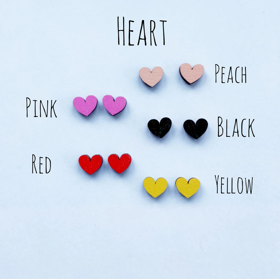 Herukka Heart Korvakorut