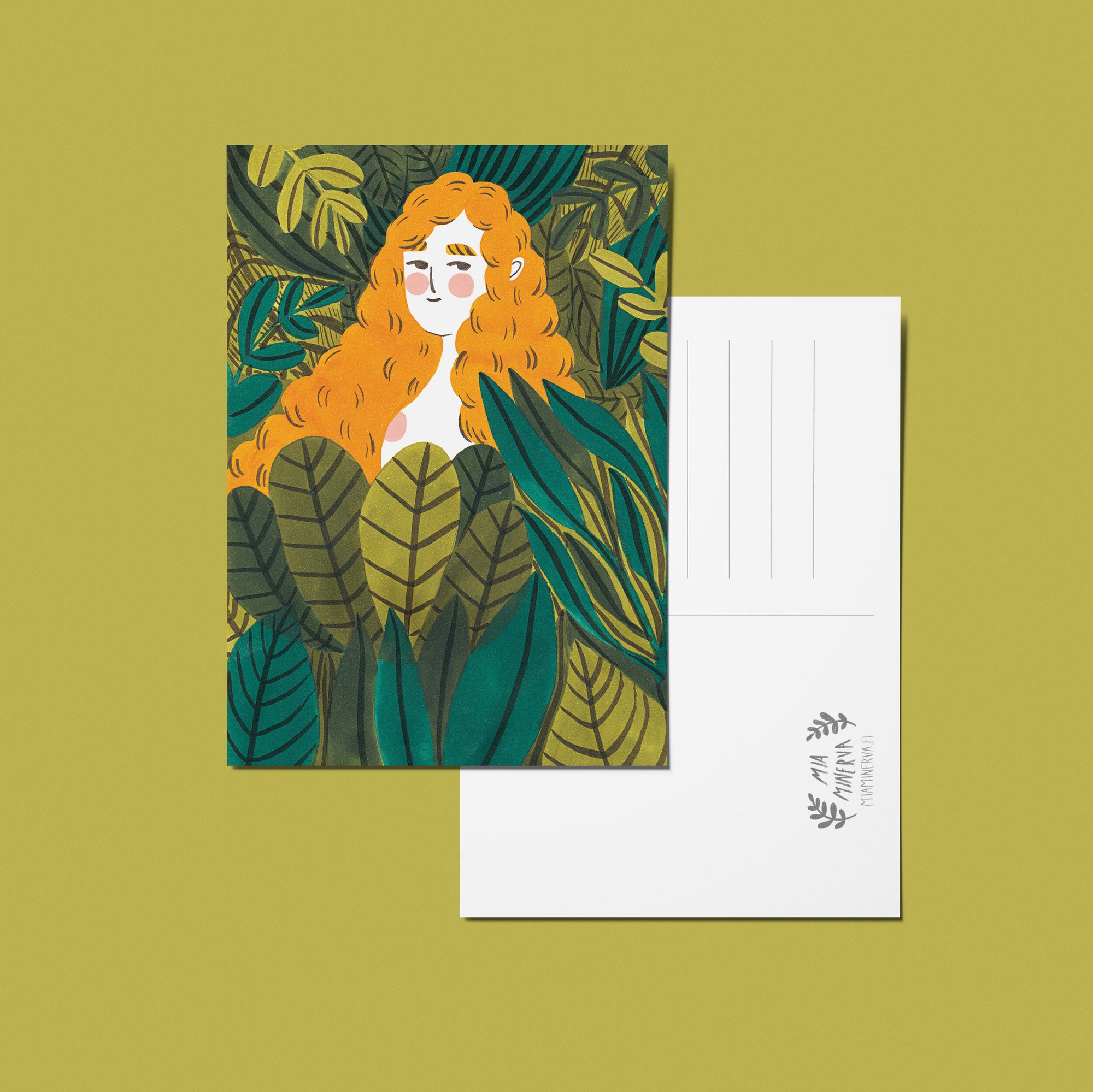Mia Minerva - Postikortti