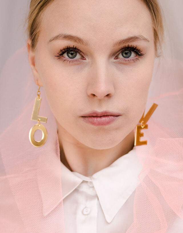 Love korvikset - kultapeili