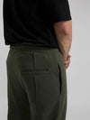 Pin Tuck Pants - Army Green