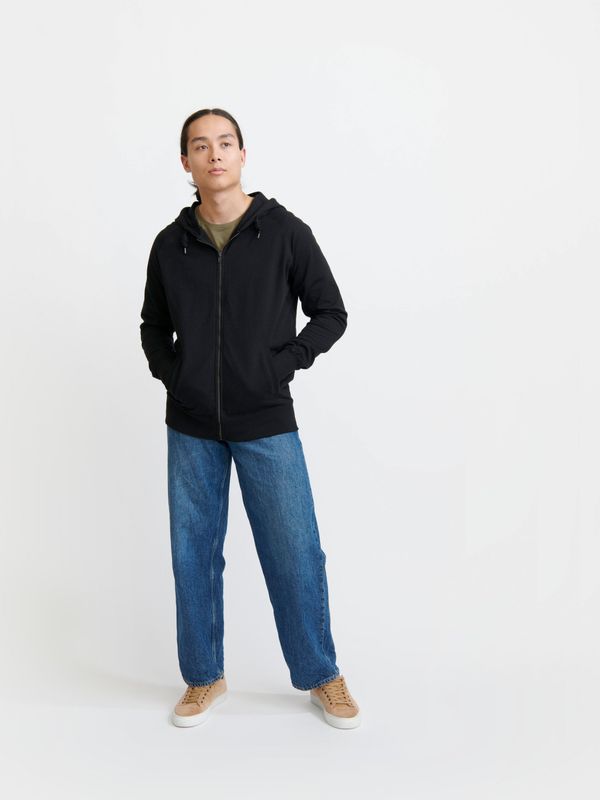 Pure Waste Zip Hoodie - Black