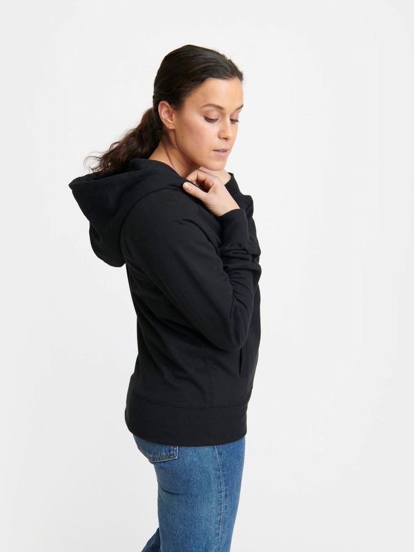 Pure Waste Zip Hoodie - Black