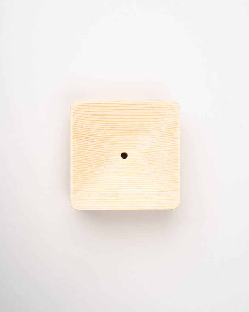 Soap plate natural square