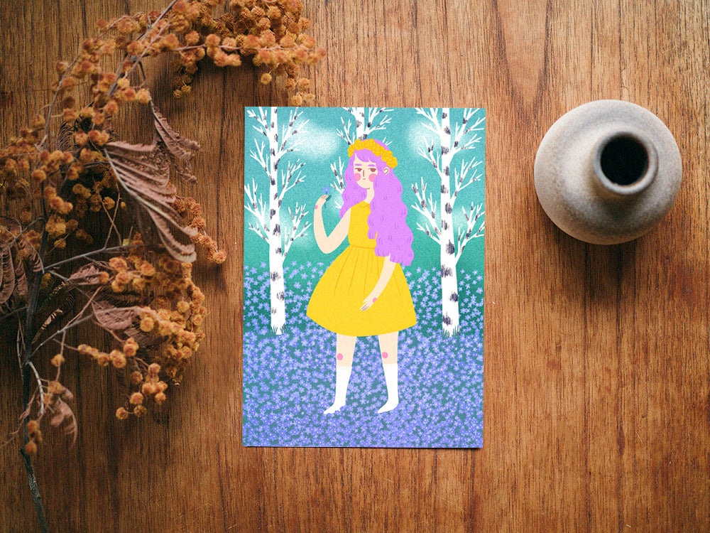 Mia Minerva - Postikortti