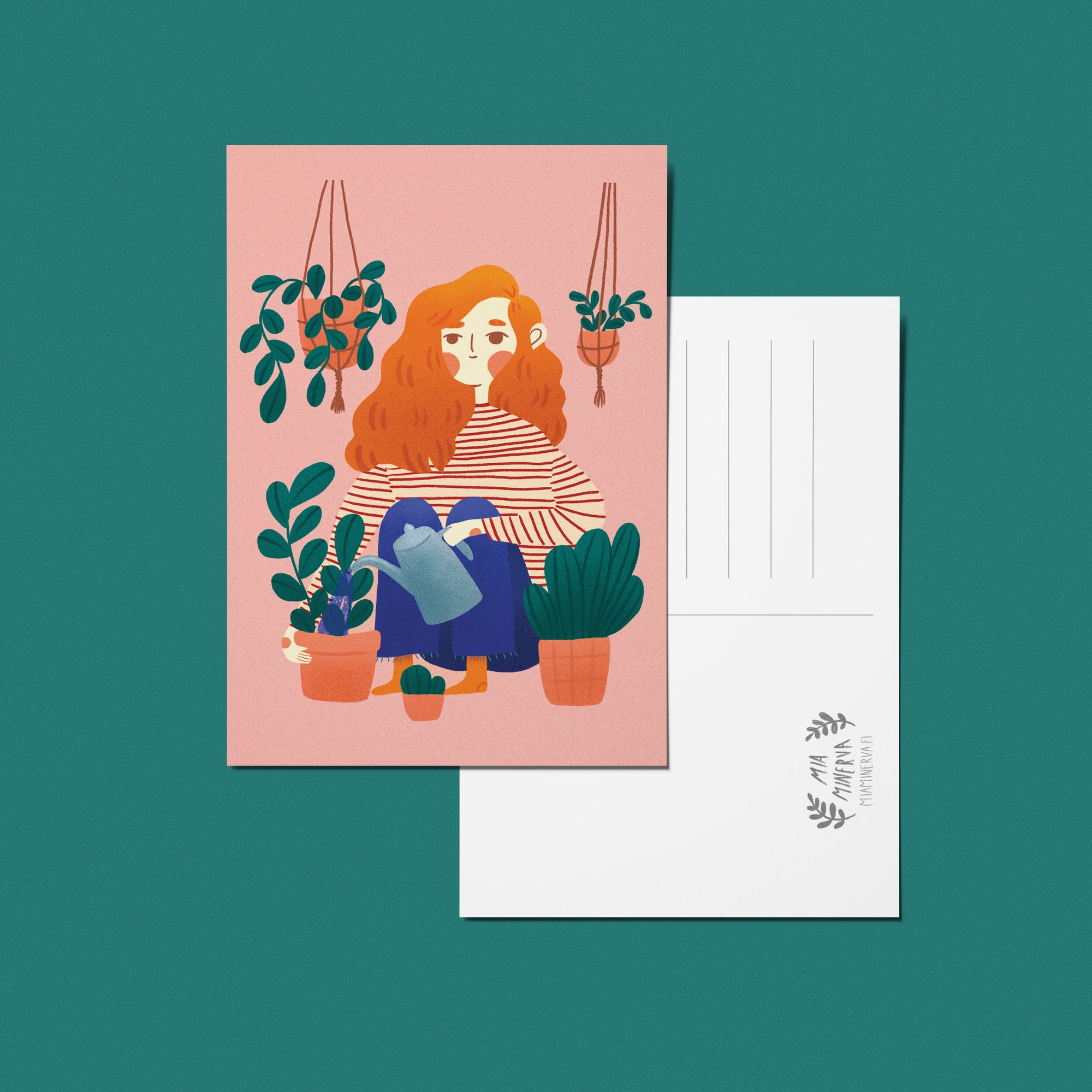 Mia Minerva - Postikortti