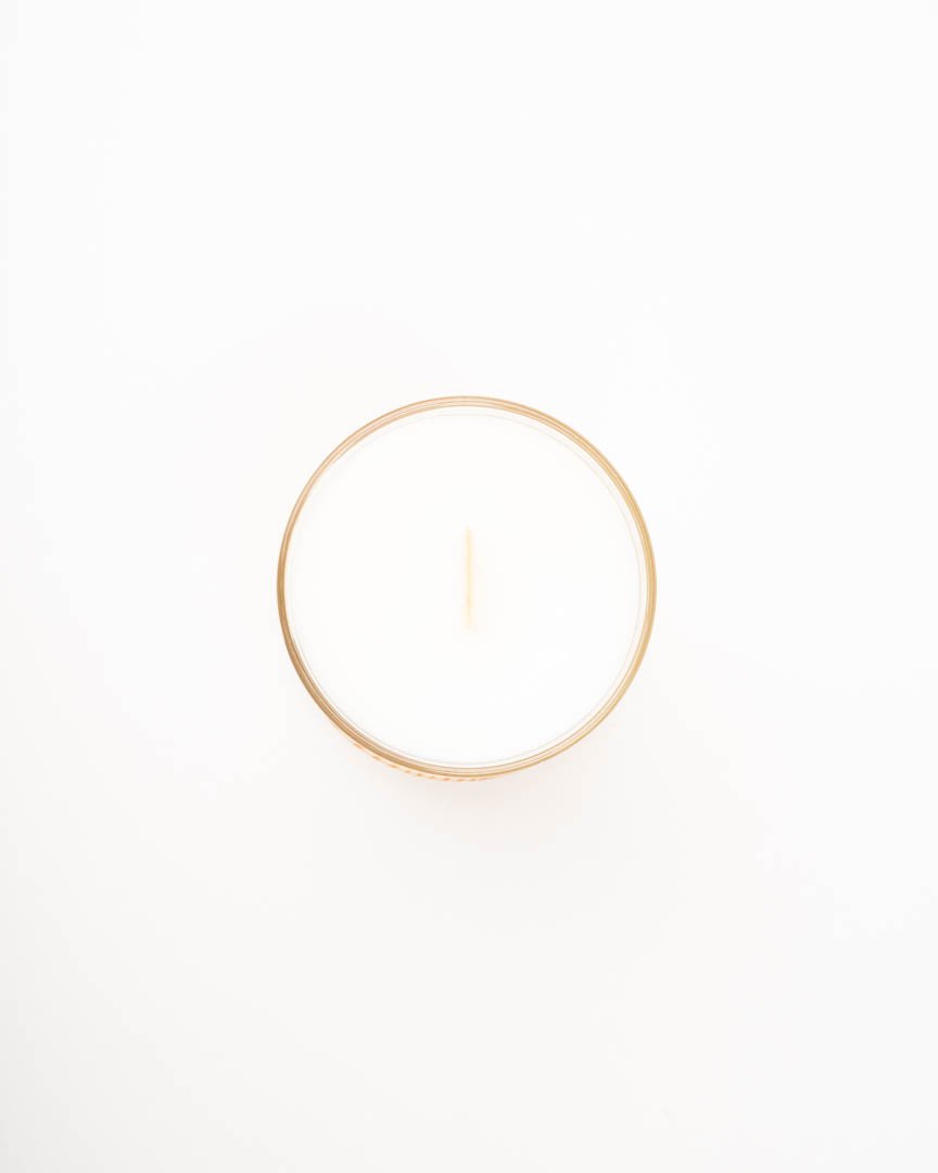 Veggie candle spruce resin round