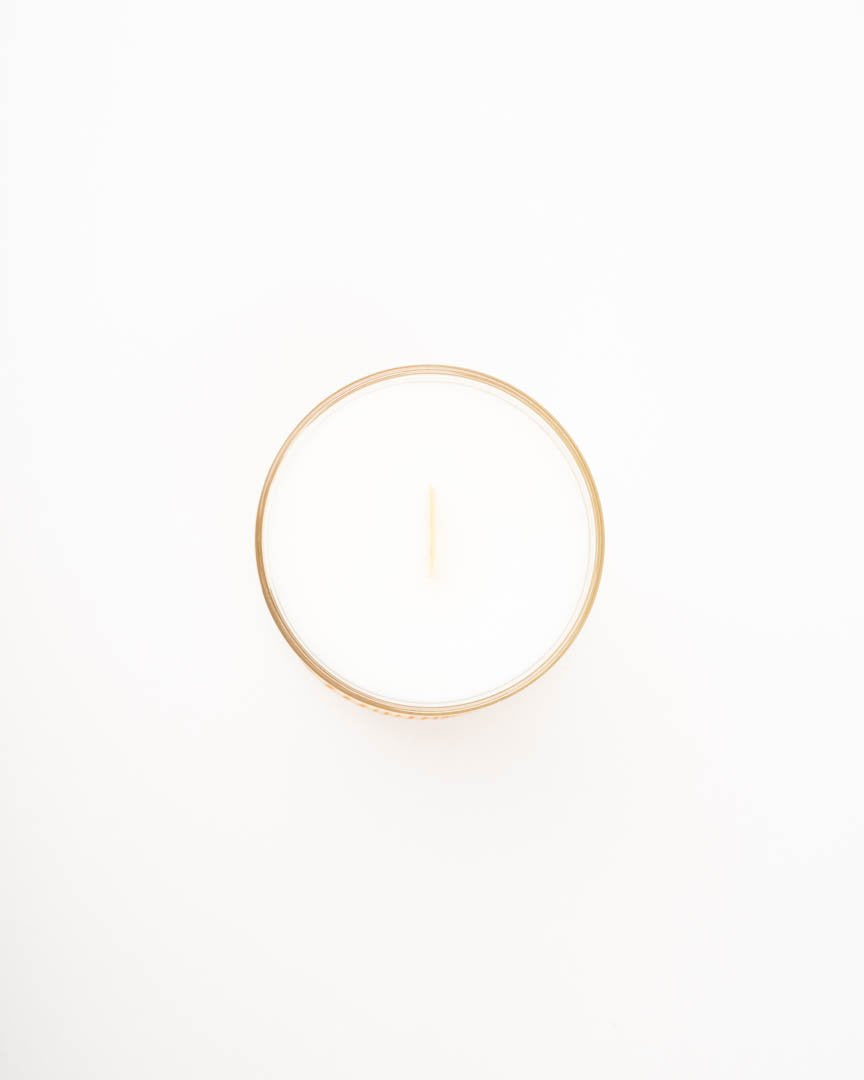 Veggie candle biofilia round